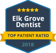 Top Patient Rated Doctor 2018 in Elk Grove - badge