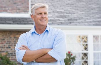 Man With Dental Implants