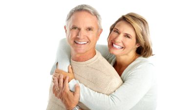 Older Couple With Dental Implants